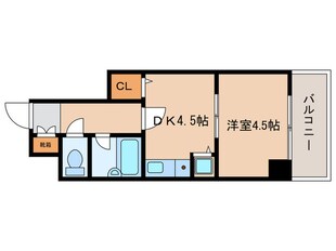 ﾗｲｵﾝｽﾞﾏﾝｼｮﾝ五条大宮第2(404)の物件間取画像